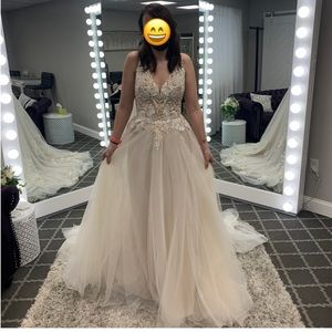 Maggie Sottero Minerva in Blush Brand New!